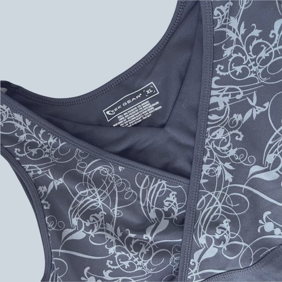 Tek Gear Fitted Built Light Bra Workout Tank Top Size XL - Picture 3 of 6